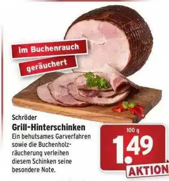 Wasgau Schröder Grill-hinterschinken Angebot