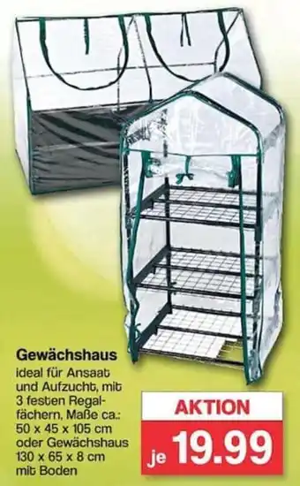 Famila Nord West Gewächshaus Angebot