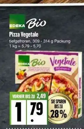 Edeka Edeka Bio Pizza Vegetale Angebot