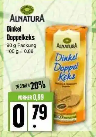 Edeka Alnatura Dinkel Doppelkeks Angebot