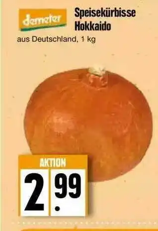 Edeka Demeter Speisekürbisse Hokkaido Angebot