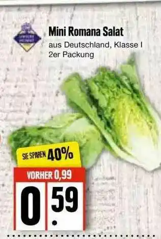 Edeka Mini Romana Salat Angebot