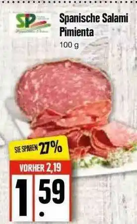 Edeka Sp Spanische Salami Pimienta Angebot