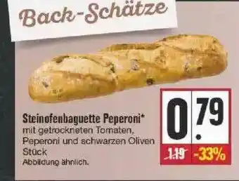 Edeka Steinofenbaguette Peperoni Angebot