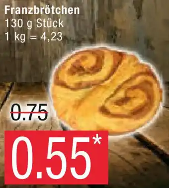 Marktkauf Franzbrötchen 130 g Stück Angebot