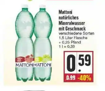 Edeka Mattoni Natürliches Mineralwasser Mit Geschmack Angebot