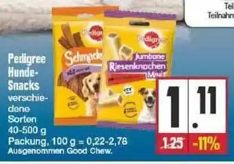 Edeka Pedigree Hundesnacks Angebot