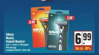 Edeka Gilette Mach3 Fusion5 Rasierer Angebot