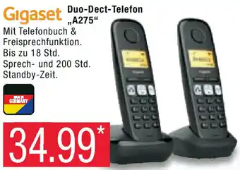 Marktkauf Gigaset Duo DECT Telefon A275 Angebot