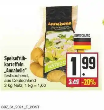 Edeka Speisefrüh Kartoffeln „annabelle” Angebot