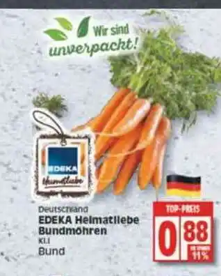 Edeka Deutschland Edeka Heimatliebe Bundmöhren Angebot