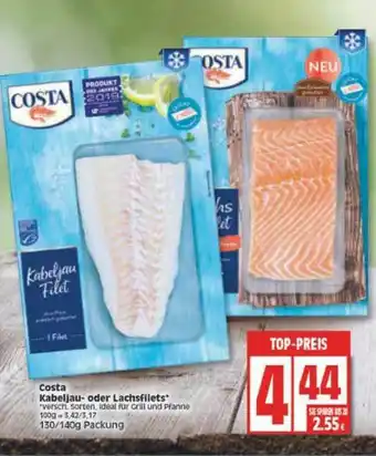 Edeka Costa Kabeljau Oder Lachsfilets Angebot