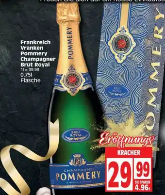 Edeka Frankreich Vranken Pommery Champagner Brut Royal Angebot