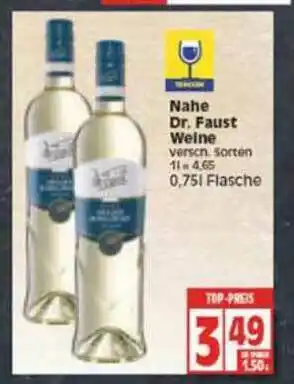 Edeka Nahe Dr. Faust Weine Angebot