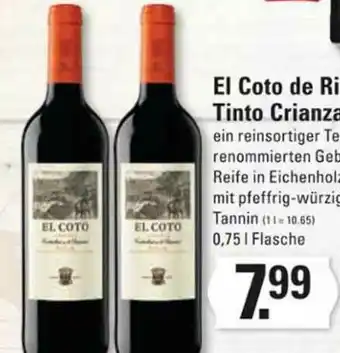 Edeka Frischemarkt El Coto De Rizal Tinto Crianza Angebot