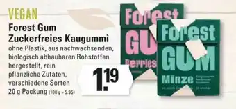 Edeka Frischemarkt Vegan Forest Gum Zuckerfreies Kaugummi Angebot