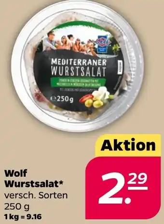 NETTO Wolf Wurstsalat 250 g Angebot