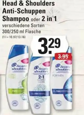 Edeka Frischemarkt Head & Shoulders Anti-schuppen Shampoo Oder 2 In 1 Angebot