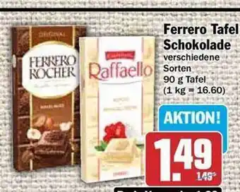 Hit Ferrero tafelschokolade Angebot