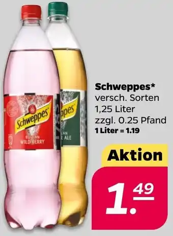 NETTO Schweppes 1,25 Liter Angebot