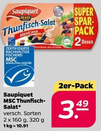 NETTO Saupiquet MSC Thunfisch Salat 2x160 g Angebot