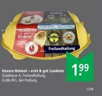 Marktkauf Unsere Heimat - Echt & Gut Landeier Angebot