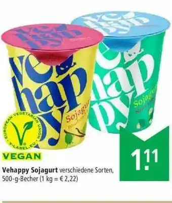 Marktkauf Vegan Vehappy Sojagurt Angebot