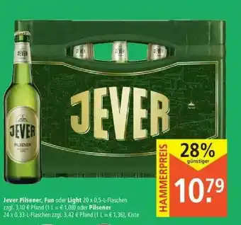 Marktkauf Jever Pilsener Fun Oder Light Oder Pilsener Angebot