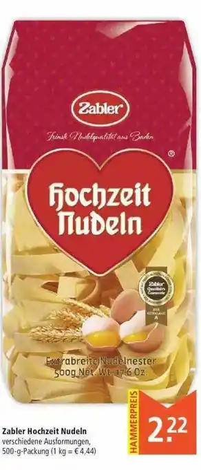 Marktkauf Zabler Hochzeit Nudeln Angebot