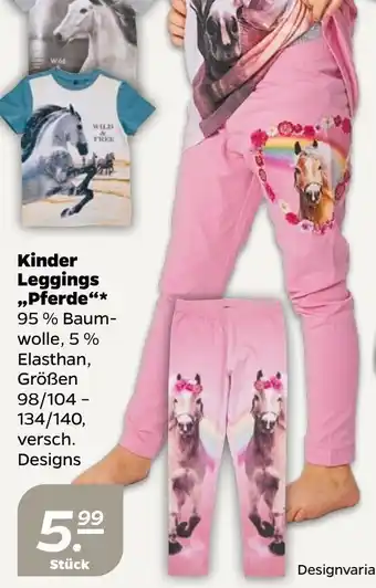 NETTO Kinder Leggings Pferde Angebot