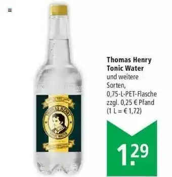 Marktkauf Thomas Henry Tonic Water Angebot