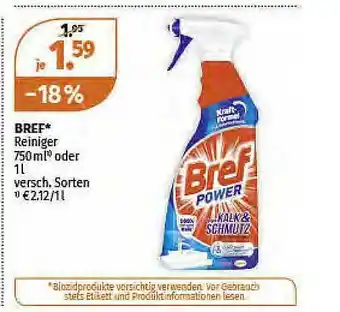 Müller Bref Reiniger Angebot