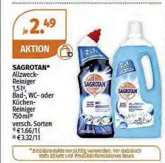 Müller Sagrotan Allzweck-reiniger Bad- Wc- Oder Küchen-reiniger Angebot