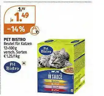 Müller Pet Bistro Beutel Für Katzen Angebot