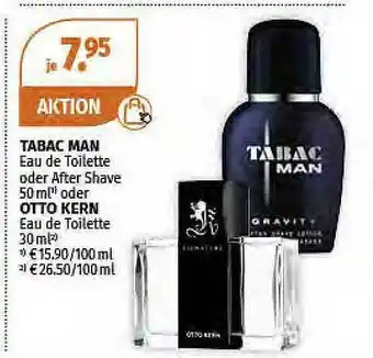 Müller Tabac Man Oder Otto Kern Eau De Toilette Angebot