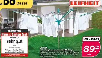 NETTO Leifheit Wäschespinne ,,Linomatic 400 Easy" Angebot