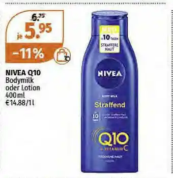 Müller Nivea Q10 Bodymilk Oder Lotion Angebot