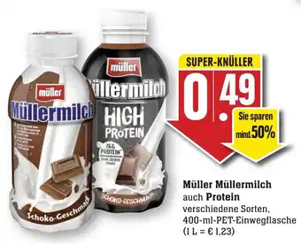 nah & gut Müller Müllermilch auch Protein 400ml Angebot