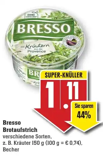 nah & gut Bresso Brotaufstrich 150g Angebot