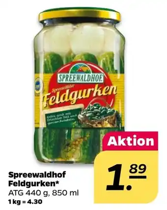 NETTO Spreewaldhof Feldgurken 850 ml Angebot