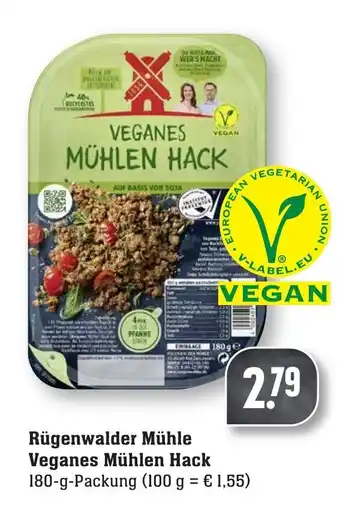 nah & gut Rügenwalder Mühle veganes Mühlen Hack 180g Angebot