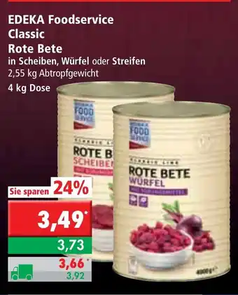 L. STROETMANN GROSSMARKT Edeka Foodservice Classic Rote Bete 4kg Angebot