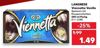 Kaufland Langnese Viennetta Vanille 650ml Angebot