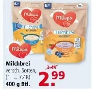 Multi Markt Milupa milchbrei Angebot