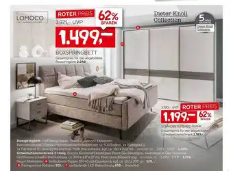 XXXLutz Lomoco & dieter knoll collection boxspringbett oder schwebetürenschrank Angebot