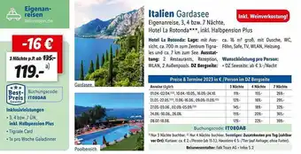 Lidl Reisen Italien gardasee Angebot