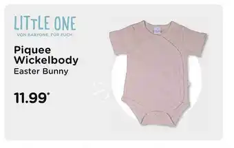 BabyOne Little one piquee wickelbody easter bunny Angebot