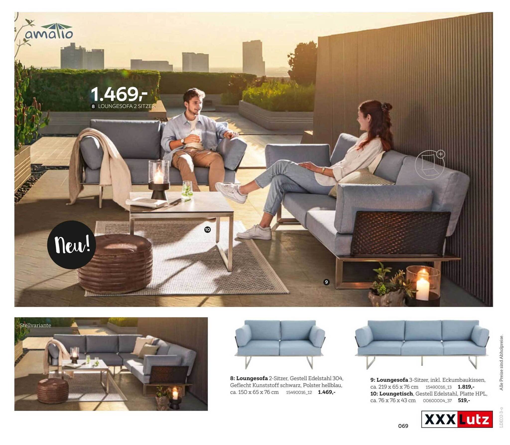 Amalio loungesofa 2 sitzer Angebot bei XXXLutz