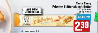 Hit Tanty fanny frischer blätterteig mit butter Angebot