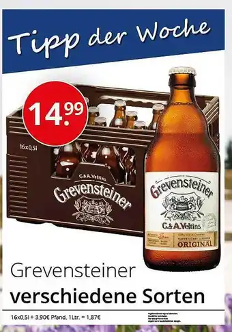 Sagasser Grevensteiner verschiedene sorten Angebot